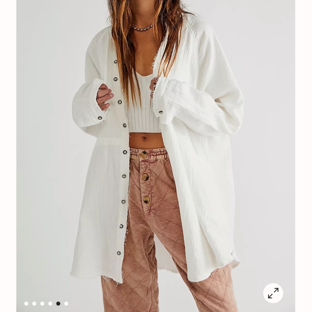Free People white tunic
